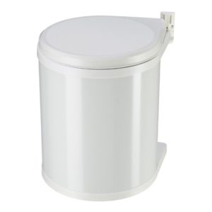 Hailo Compact-box Affaldsspand 15 liter til indbygning – Hvid