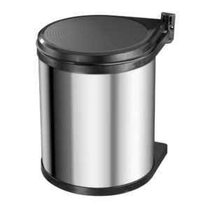Hailo Compact-box Affaldsspand 15 liter til indbygning – Rustfrit stål